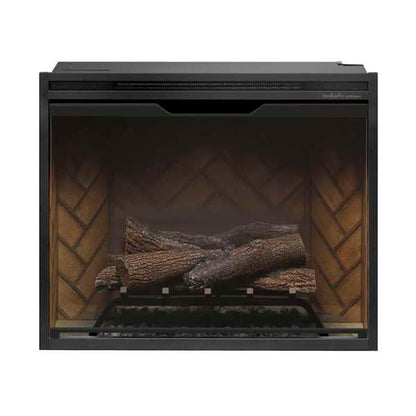 Revillusion® 30-inch Built-in Electric Firebox with Front Glass and Plug-Kit, Herringbone - RBF30-FG