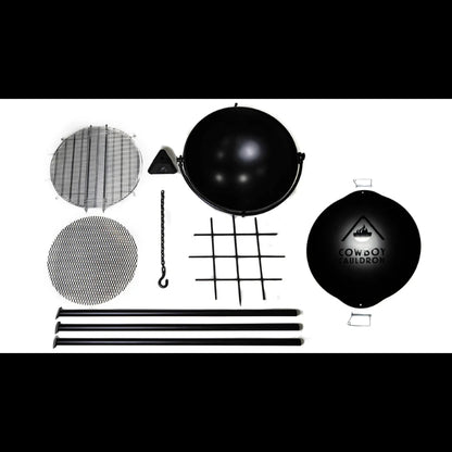 Cowboy Cauldron "Ranch Boss" 42" Fire Pit and Grill - 1300 sq in Cooking Space