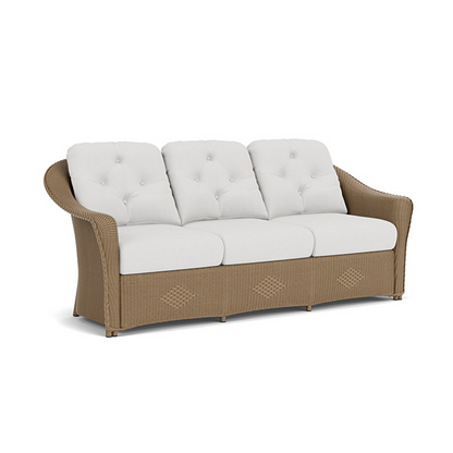 Lloyd Flanders Reflections 3-Seat Sofa  with Premium Hand-Crafted Wicker