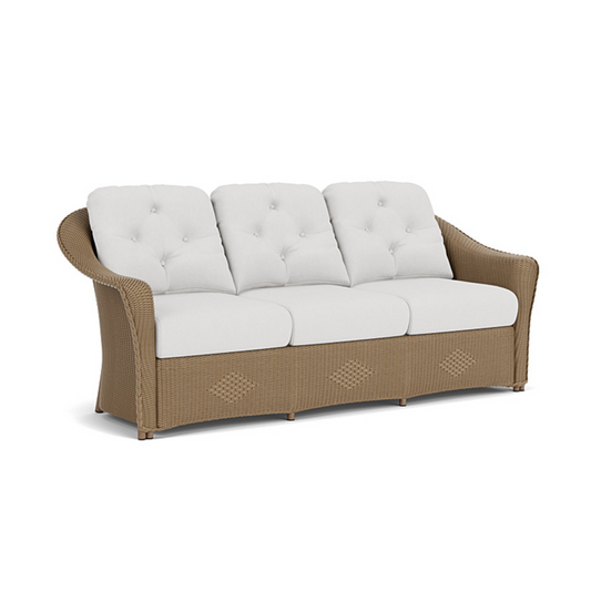 Lloyd Flanders Reflections 3-Seat Sofa  with Premium Hand-Crafted Wicker