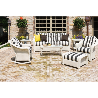 Lloyd Flanders Reflections 3-Seat Sofa  with Premium Hand-Crafted Wicker