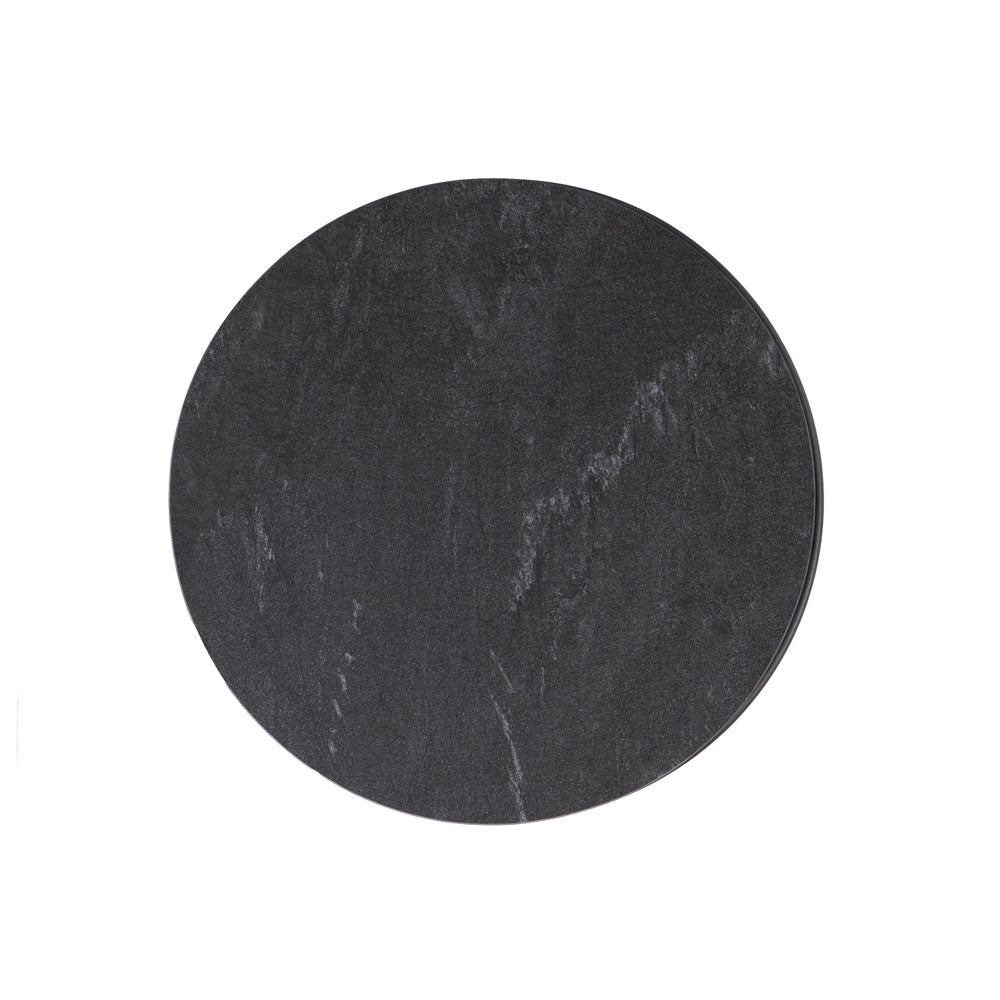 Lloyd Flanders Universal Accessories 18" Round End Table with Black Marble Top 486024-166 - Main Product Image