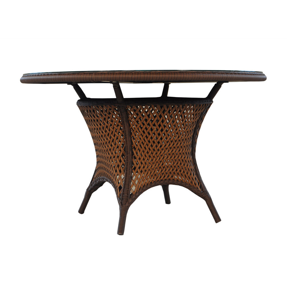 Lloyd Flanders Grand Traverse 48" Round Umbrella Dining Table 71048 - Main Product Image