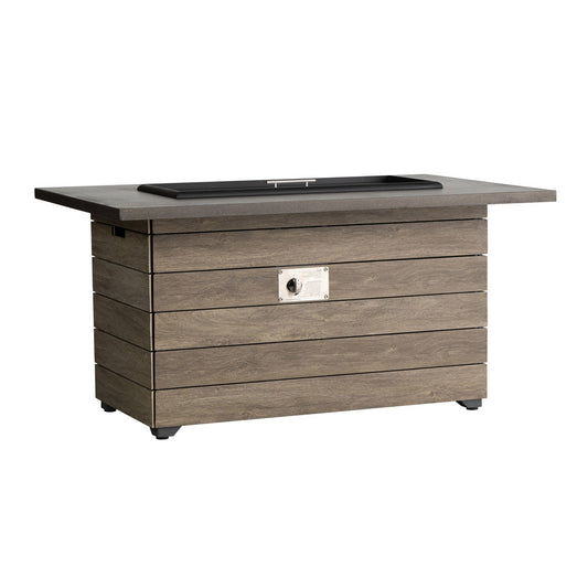 Lloyd Flanders Frontier 52" Rectangular Fire Table 125098 - Detail 2