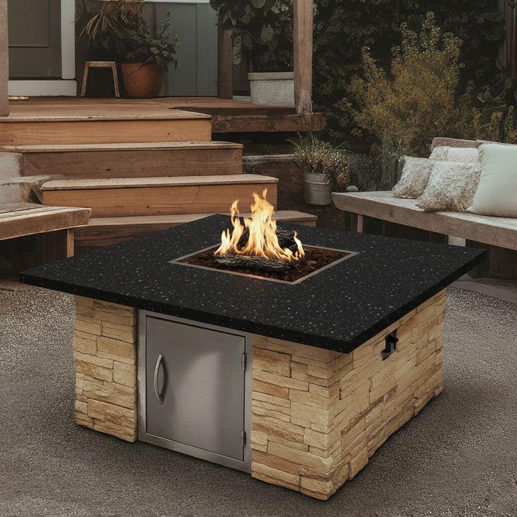 Cal Flame® 48-inch Square Fire Pit Table - FPT-S301M