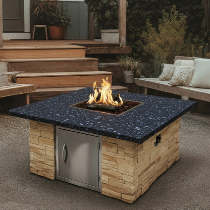 Cal Flame® 48-inch Square Fire Pit Table - FPT-S301M