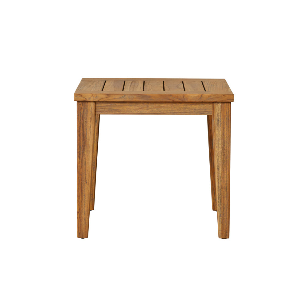 Lloyd Flanders Teak 24" Square Tapered Leg End Table 286443 - Main Product Image