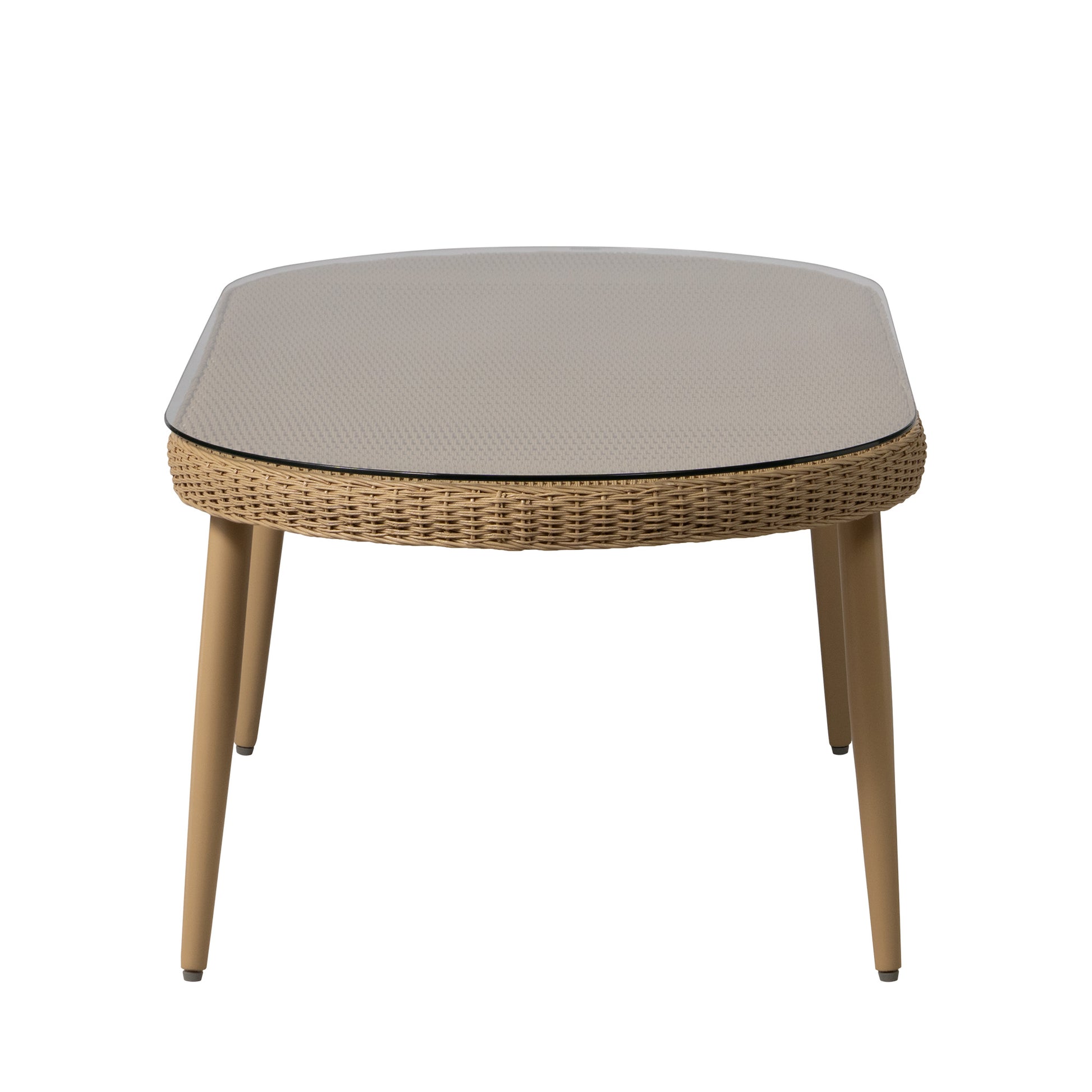 Lloyd Flanders Cascade 48" Oval Cocktail Table 107044 - Detail 2