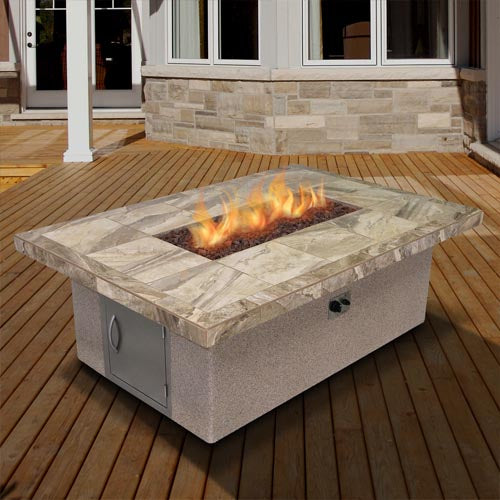 Cal Flame® 72-inch Rectangle Fire Pit Table - FPT-RT501M