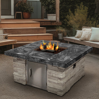 Cal Flame® 48-inch Square Fire Pit Table - FPT-S301M