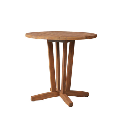 Lloyd Flanders Teak 30" Round Bistro Table 286136 - Main Product Image