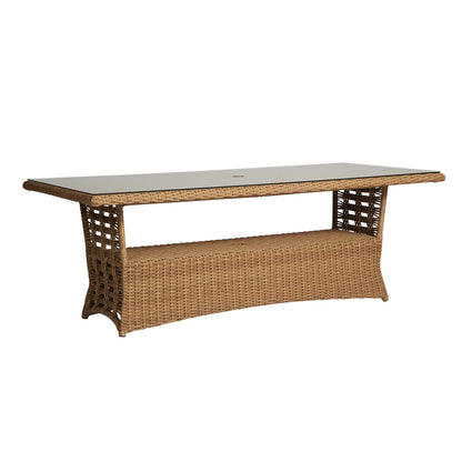 Lloyd Flanders Magnolia 84" Rectangular Umbrella Dining Table 331084 - Detail 3