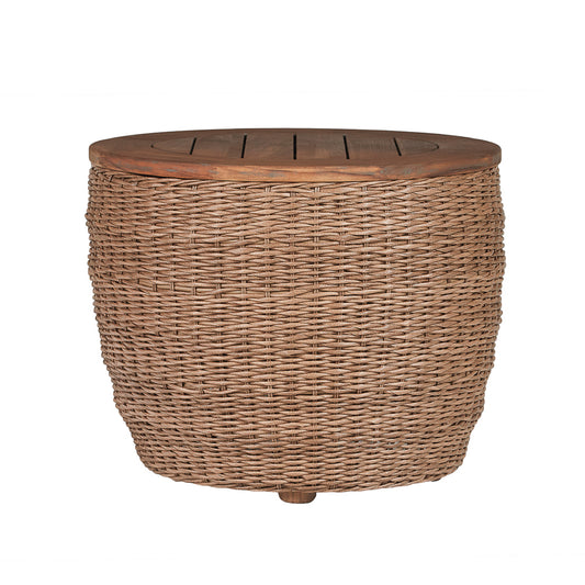 Lloyd Flanders Tobago 24" Round Barrel End Table 426043 - Main Product Image
