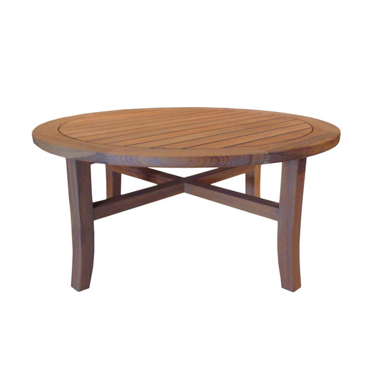 Lloyd Flanders Teak 40" Round Tapered Leg Cocktail Table 286445 - Main Product Image