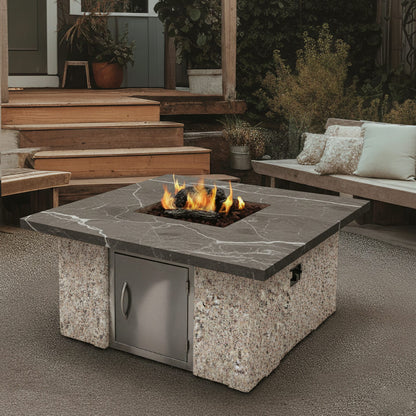 Cal Flame® 48-inch Square Fire Pit Table - FPT-S301M