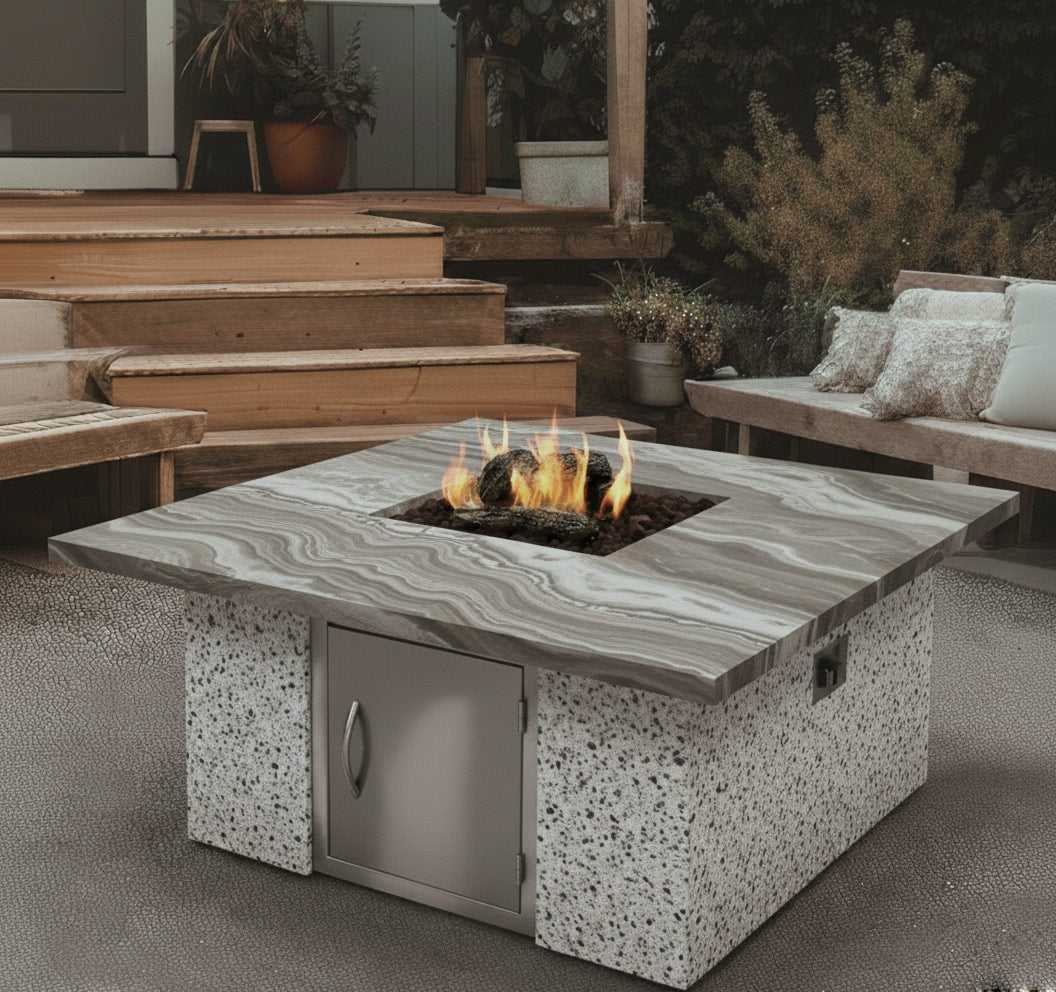 Cal Flame® 48-inch Square Fire Pit Table - FPT-S301M