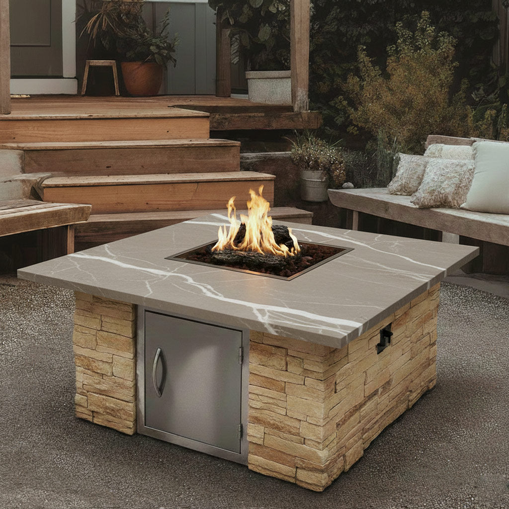 Cal Flame® 48-inch Square Fire Pit Table - FPT-S301M