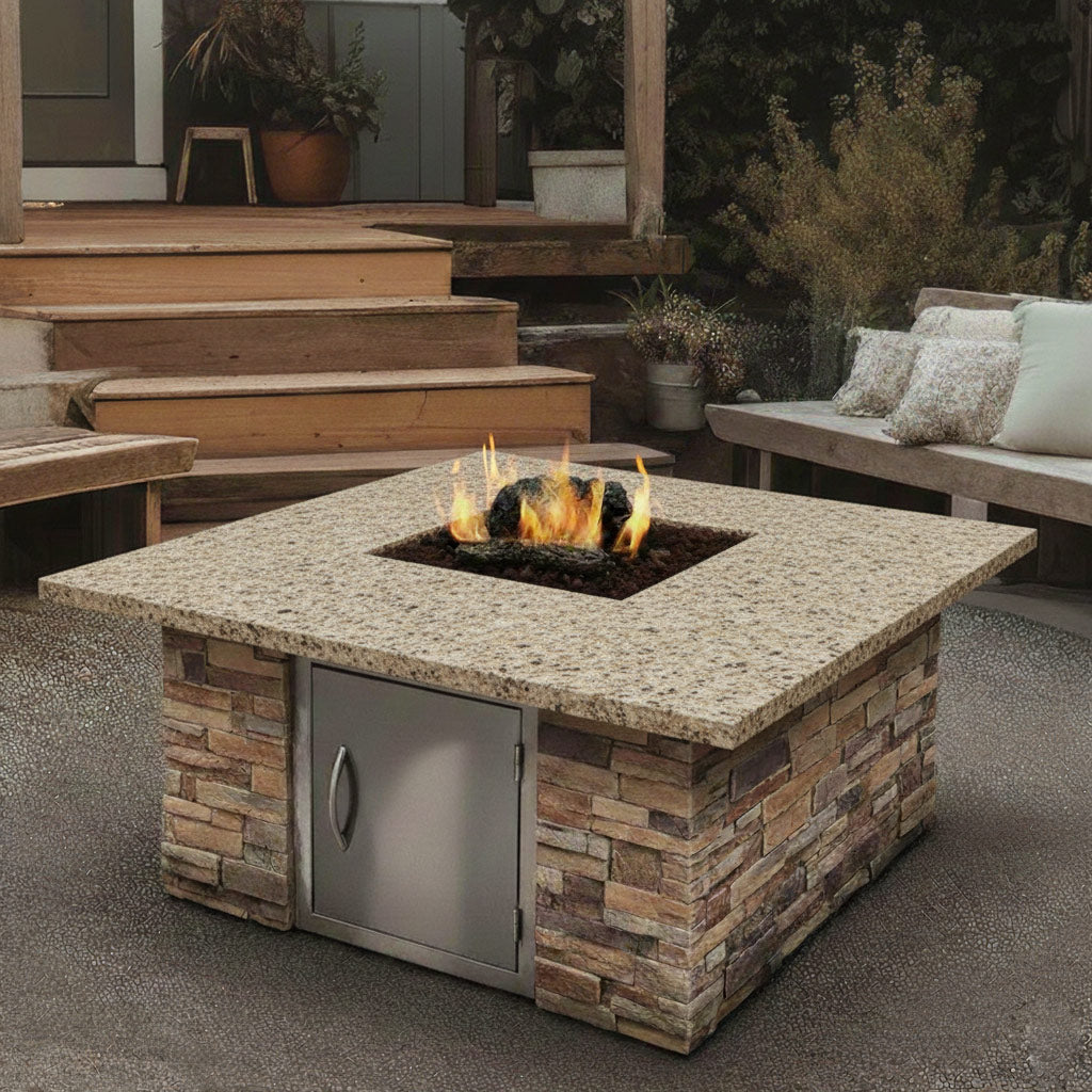 Cal Flame® 48-inch Square Fire Pit Table - FPT-S301M