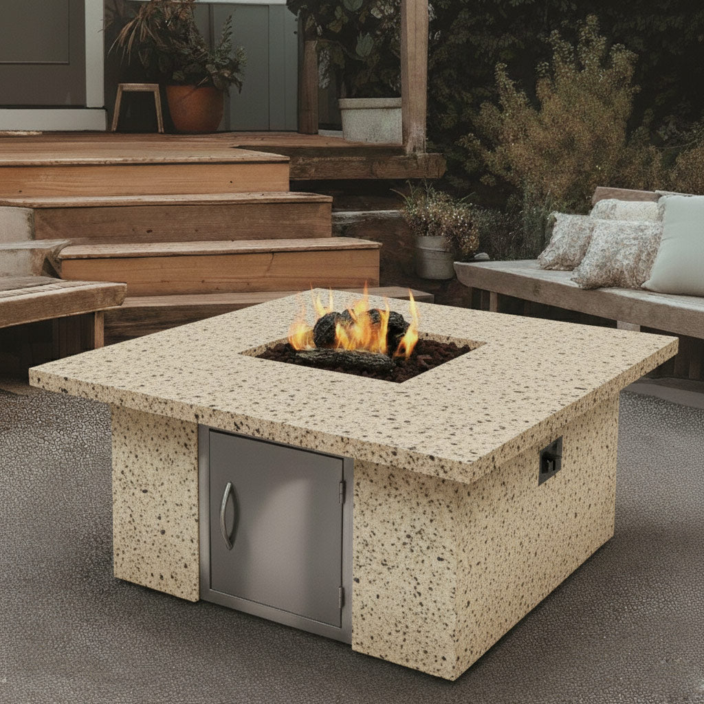 Cal Flame® 48-inch Square Fire Pit Table - FPT-S301M