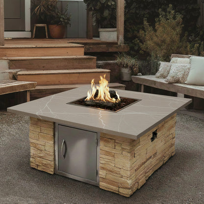 Cal Flame® 48-inch Square Fire Pit Table - FPT-S301M