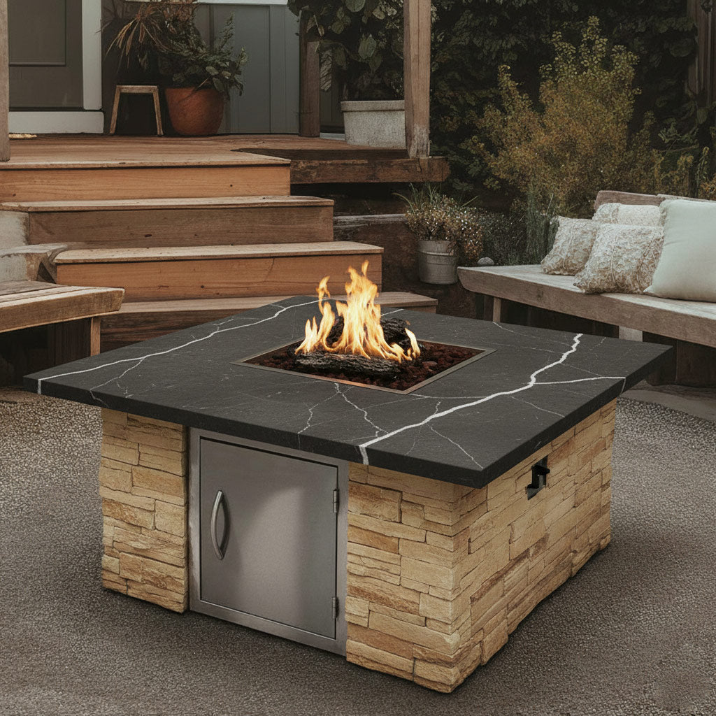 Cal Flame® 48-inch Square Fire Pit Table - FPT-S301M