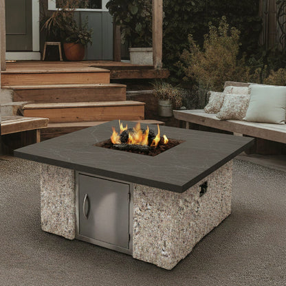 Cal Flame® 48-inch Square Fire Pit Table - FPT-S301M