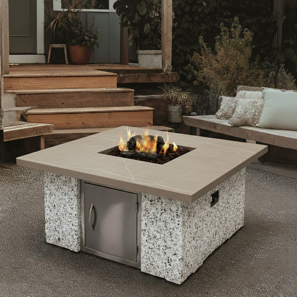 Cal Flame® 48-inch Square Fire Pit Table - FPT-S301M