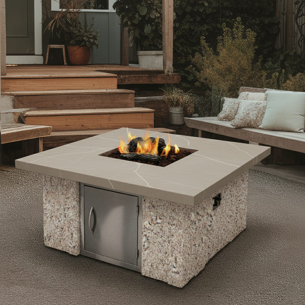 Cal Flame® 48-inch Square Fire Pit Table - FPT-S301M