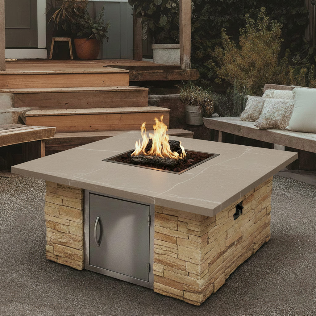 Cal Flame® 48-inch Square Fire Pit Table - FPT-S301M