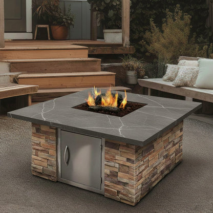 Cal Flame® 48-inch Square Fire Pit Table - FPT-S301M