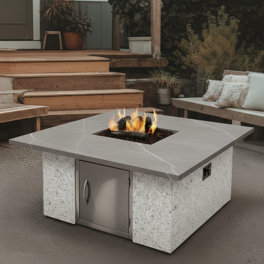 Cal Flame® 48-inch Square Fire Pit Table - FPT-S301M