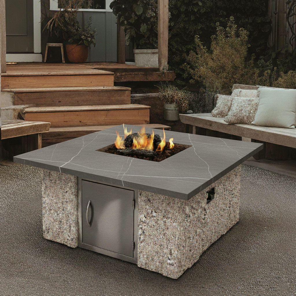 Cal Flame® 48-inch Square Fire Pit Table - FPT-S301M