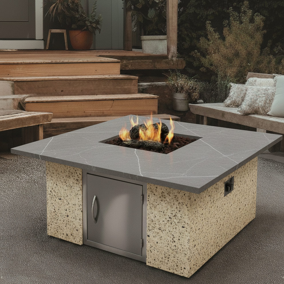 Cal Flame® 48-inch Square Fire Pit Table - FPT-S301M
