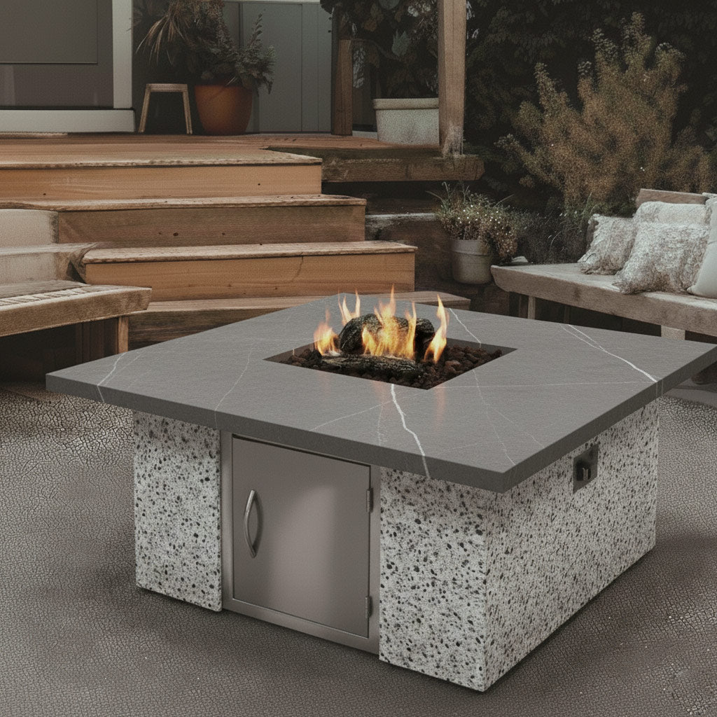Cal Flame® 48-inch Square Fire Pit Table - FPT-S301M